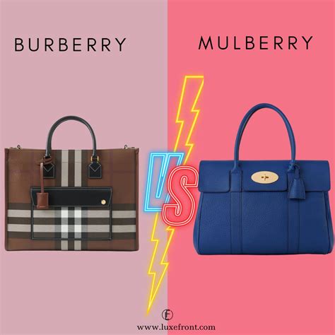 burberry mullbery|Burberry vs mulberry uk.